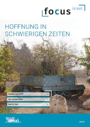 Titelbild Focus Israel amzi Zeitschrift